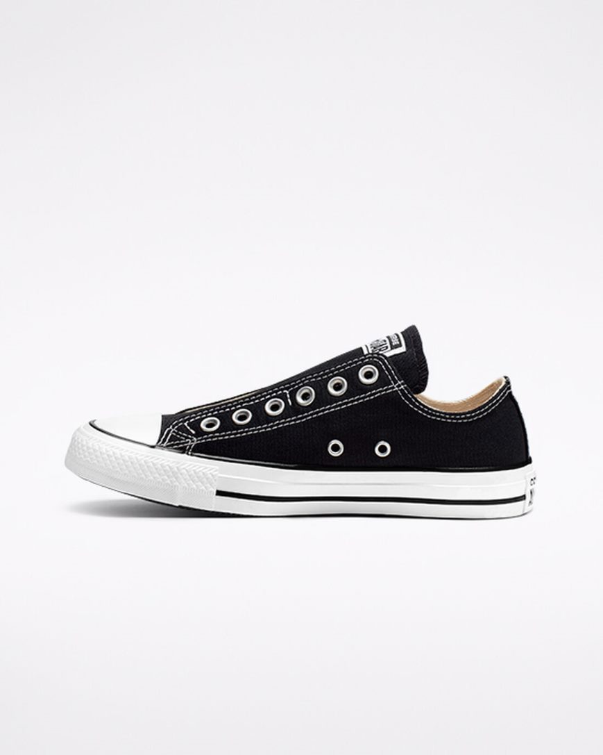 Dámské Boty Slip On Converse Chuck Taylor All Star Černé Bílé Černé | CZ VJDG86